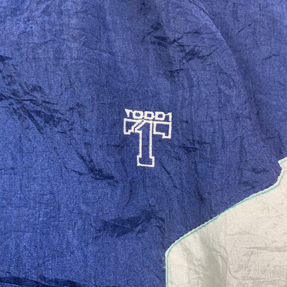 Vintage Todd 1 Tracksuit Mens Medium Blue Windbreaker Jacket Pants Full Zip - Picture 4 of 16